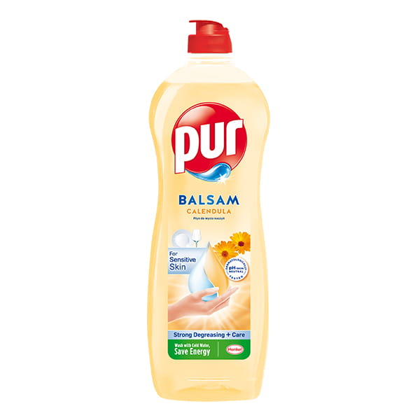 Pur Detergent Vase Sensitive Calendula/galbenele 750ml 20/bax