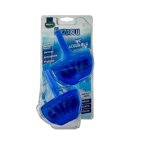 Relevi Odorizant Wc Forza Blu Acqua Blu 2*40g 9/bax