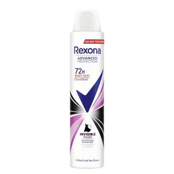 Rexona Deo Women Invisible Pure 72h 200ml 6buc/set