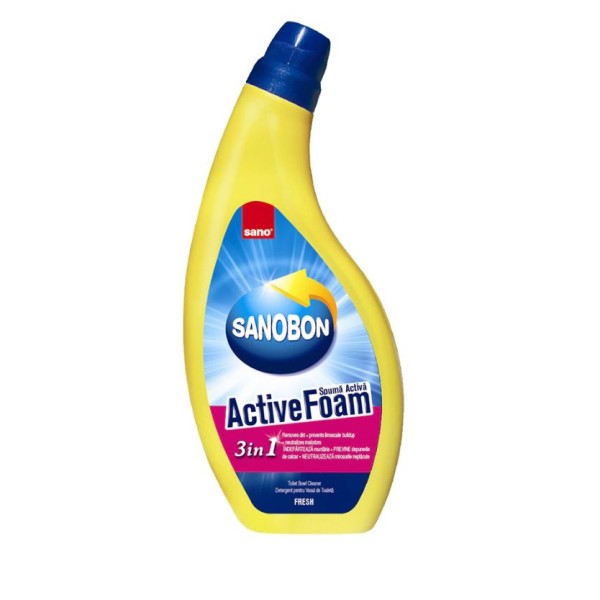 Sano Bon Spuma Activa 3in1 Wc Fresh 750ml 12/bax
