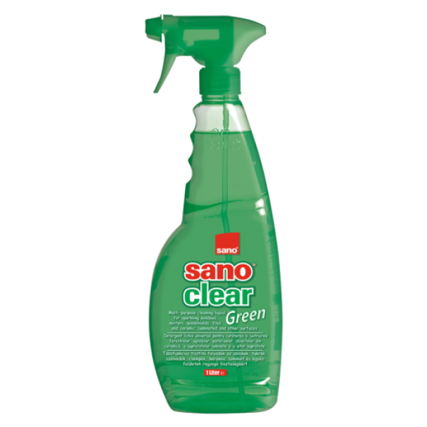 Sano Clear Green Solutie Geamuri 1l 12/bax