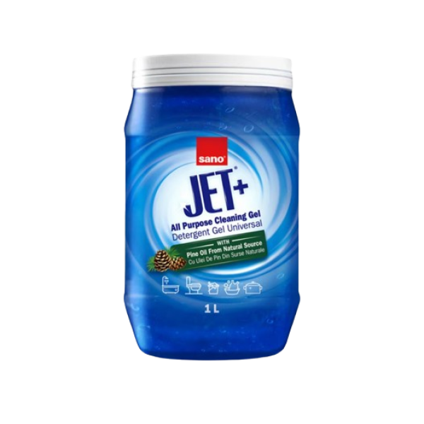 Sano Jet Detergent Gel Universal Cu Ulei De Pin 1l
