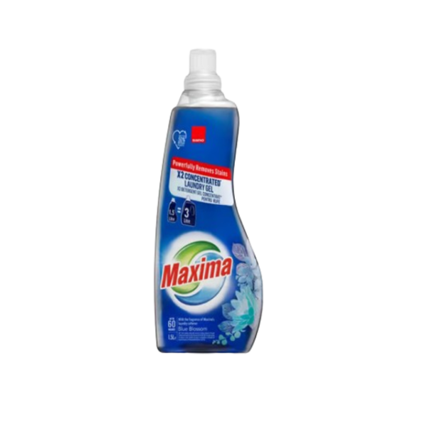 Sano Maxima Detergent Power Gel X2 Concentrat Blue Blossom 1.5l 12/bax