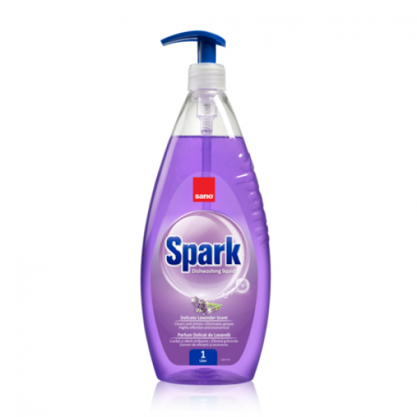 Sano Spark Detergent Vase Lavanda 1l 12/bax Sano Spark Detergent Vase Lavanda 1l 12/bax