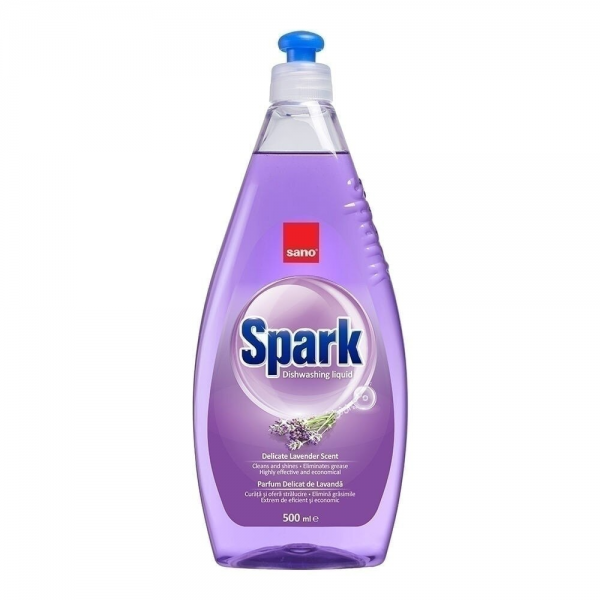 Sano Spark Detergent Vase Lavanda 500ml 12/bax Sano Spark Detergent Vase Lavanda 500ml 12/bax
