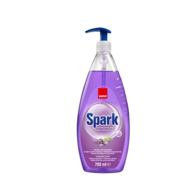 Sano Spark Detergent Vase Lavanda 700ml 12/bax Sano Spark Detergent Vase Lavanda 700ml 12/bax