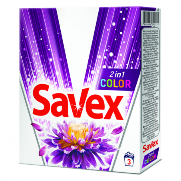 Savex Detergent Automat 2in1 Color 300gr 22/bax