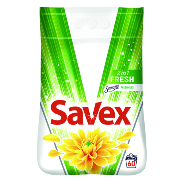 Savex Detergent Automat 2in1 Fresh 6kg 3/bax