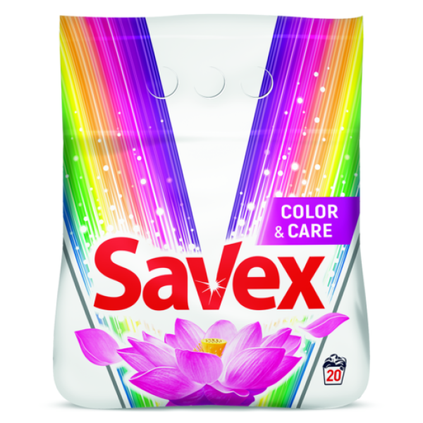 Savex Detergent Automat Color&care 2kg 8/bax