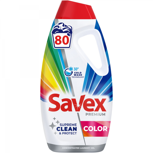 Savex Premium Detergent Lichid Color 80spalari 3.6l 4/bax