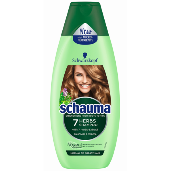 Schauma Sampon Par 7 Herbs Freshness 400ml 5buc/set 20/bax