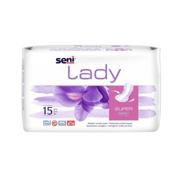 Seni Absorbante Incontinenta Lady Super 15buc/set 16/bax