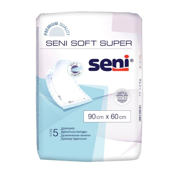 Seni Aleze Igienice Protectie Soft Super 90x60cm 5buc/set 12/bax