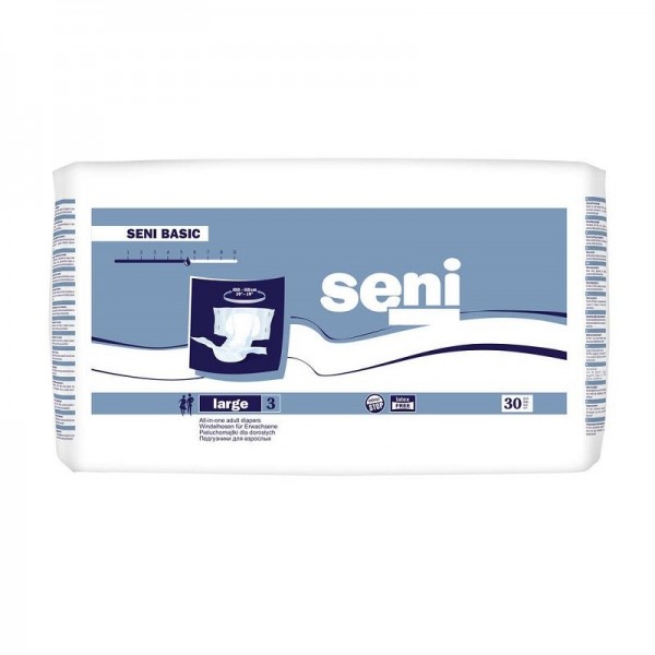 Seni Scutece Adulti Incontinenta Basic L Nr.3 30buc/set 4/bax