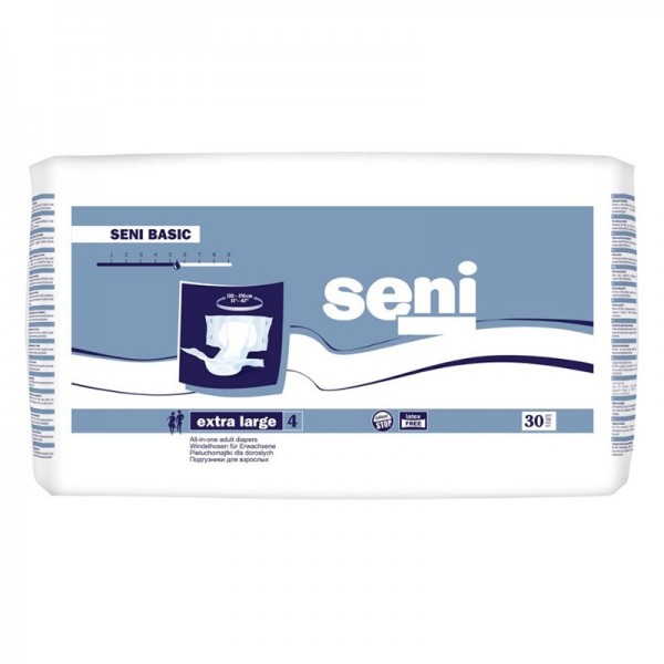 Seni Scutece Adulti Incontinenta Basic Xl Nr.4 30buc/set 4/bax