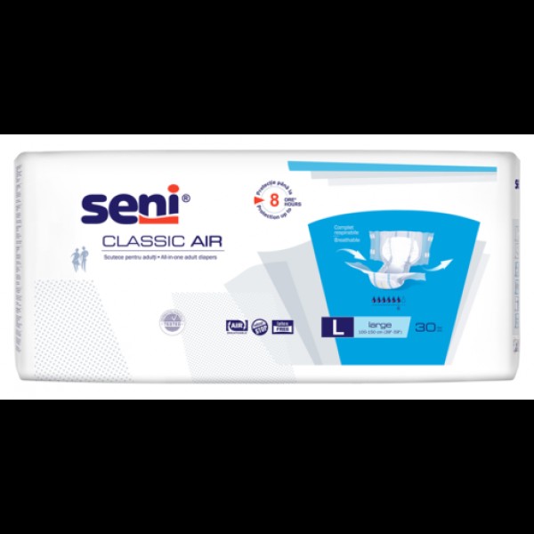 Seni Scutece Adulti Incontinenta Classic Air L 30buc/set 4/bax