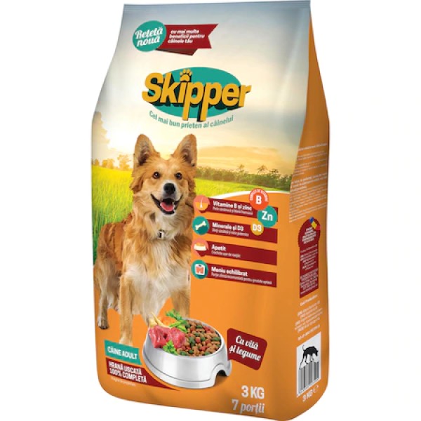 Skipper Hrana Caini Adulti Vita/legume 3kg