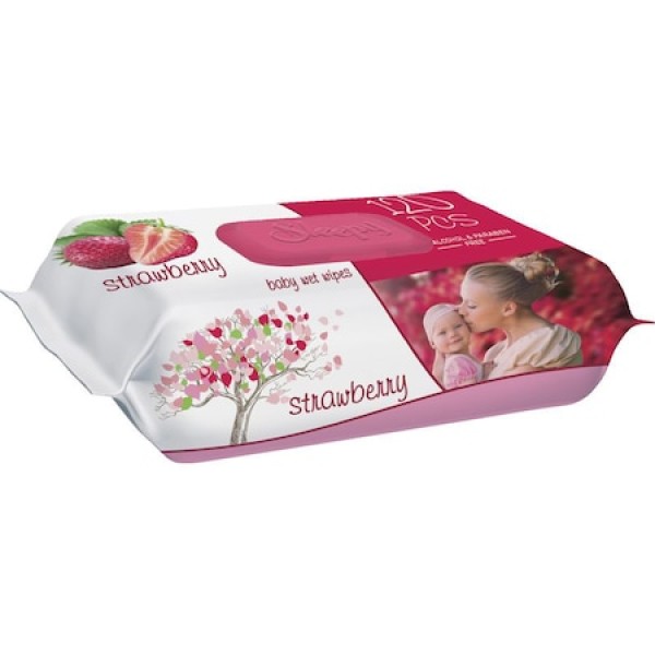Sleepy Servetele Umede Strawberry 120buc/pac 12/bax