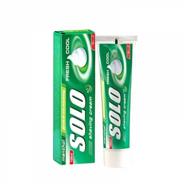 Solo Crema Ras Menthol Fresh Cool 100ml 72/bax