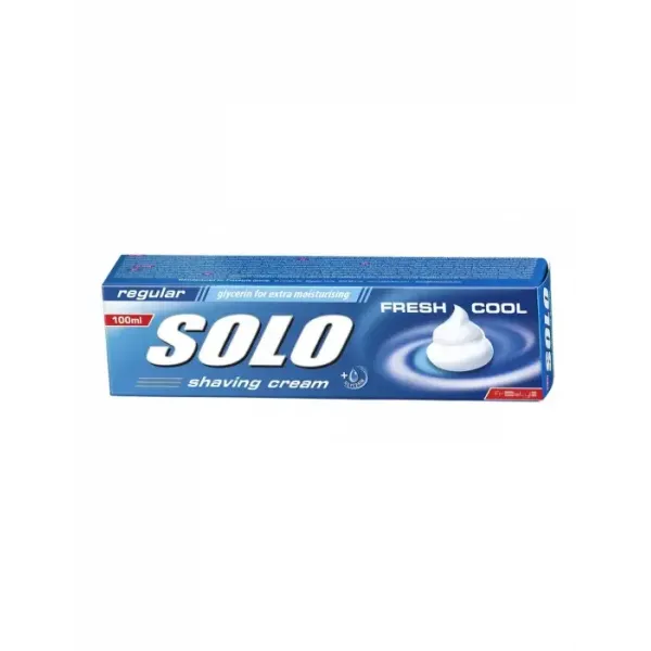 Solo Crema Ras Regular Fresh Cool 100ml 72/bax