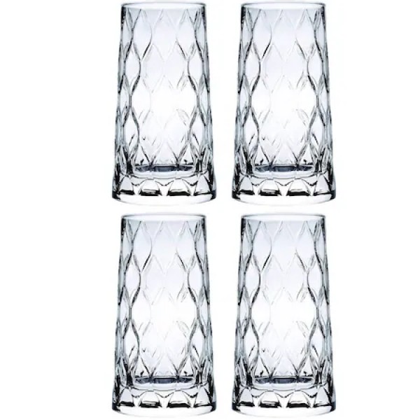 Srx Leafy Pahar Long Drink&cocktail 345cc (420855) 4buc/set Srx Leafy Pahar Long Drink&cocktail 345cc (420855) 4buc/set