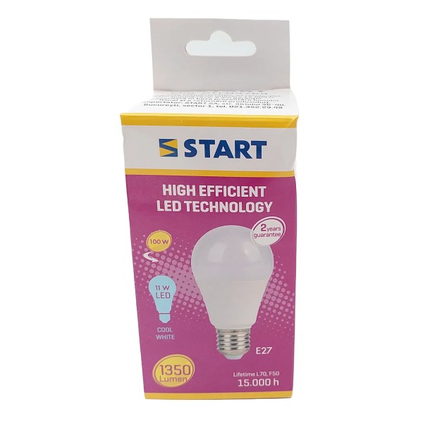 Start Bec Led Mat 11w E27 Alb Rece 10/bax