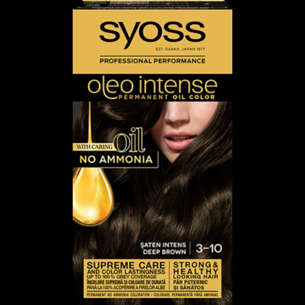 Syoss Oleo Vopsea Par 3-10 Saten Inchis 3/set 48/bax