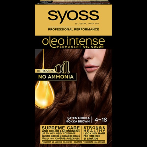 Syoss Oleo Vopsea Par 4-18 Saten Mokka 3/set 48/bax