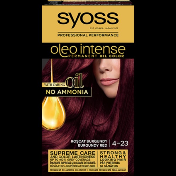 Syoss Oleo Vopsea Par 4-23 Roscat Burgundy 3/set 48/bax