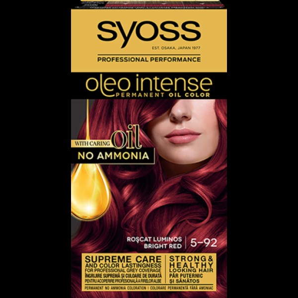 Syoss Oleo Vopsea Par 5-92 Roscat Luminos 3/set 48/bax