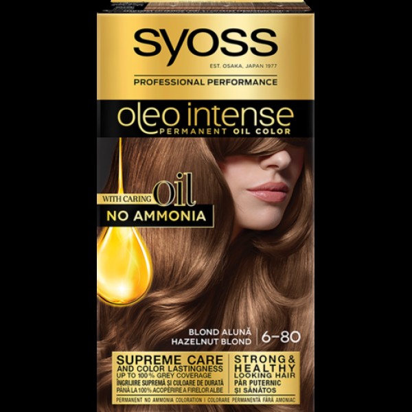 Syoss Oleo Vopsea Par 6-80 Blond Aluna 3/set 48/bax