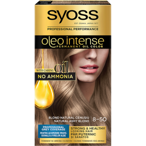 Syoss Oleo Vopsea Par 8-50 Blond Natural Cenusiu 3/set 48/bax