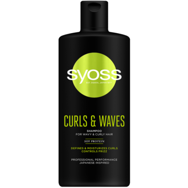 Syoss Professional Sampon Par Curls Waves 440ml 6/bax