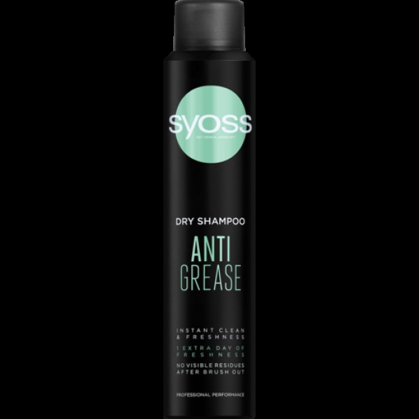 Syoss Sampon Uscat Anti Grease 200ml 6/bax