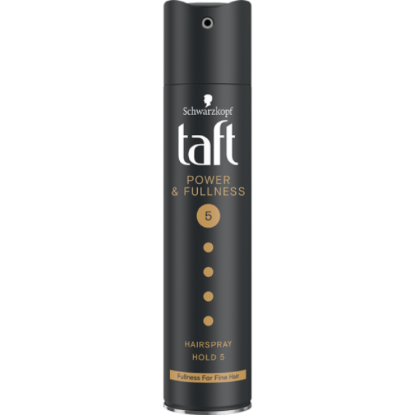 Taft Fixativ Power&fullnes Nr.5 Hold 250ml 10/bax