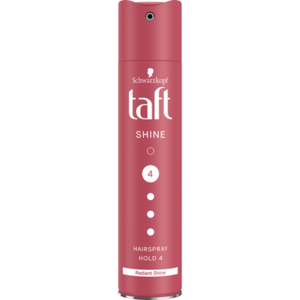 Taft Fixativ Shine Nr.4 Hold 250ml 10/bax