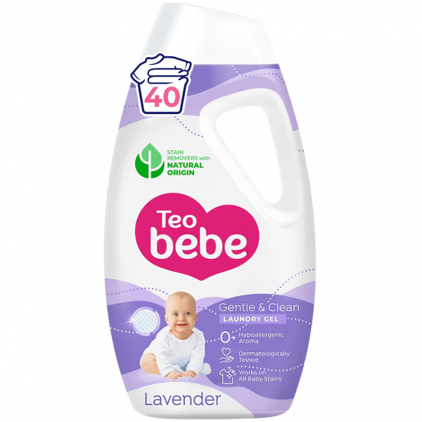 Teo Bebe Detergent Lichid Gentle&clean Lavender 1.8l 6/bax