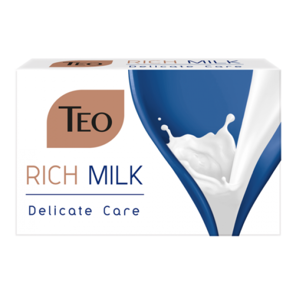Teo Sapun Rich Milk Delicate Care 90gr 4buc/set 12set/bax