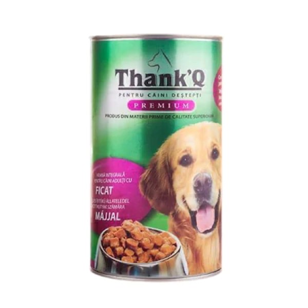 Thank Q Premium Hrana Umeda Caini Ficat Conserva 1240gr 12/bax