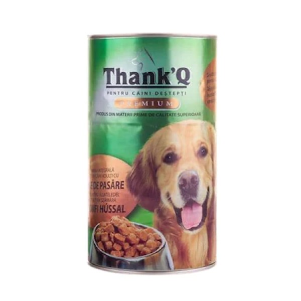 Thank Q Premium Hrana Umeda Caini Pasare Conserva 1240gr 12/bax