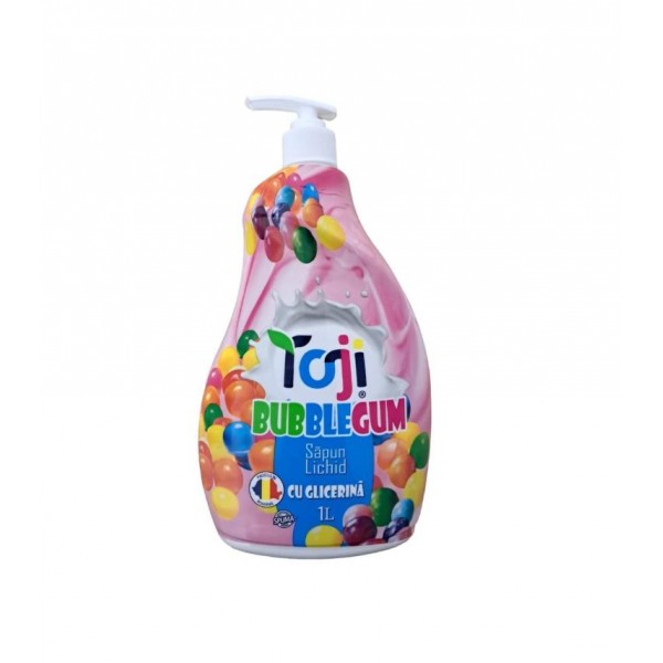 Toji Sapun Lichid Bubblegum Cu Glicerina 1l 10/bax