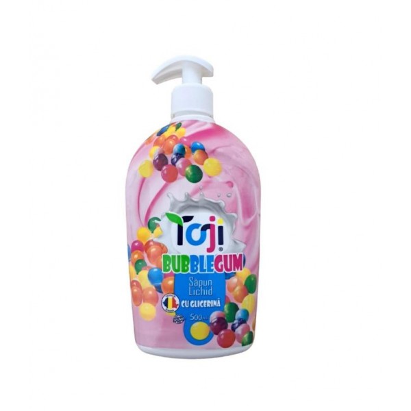 Toji Sapun Lichid Bubblegum Cu Glicerina 500ml 10/bax