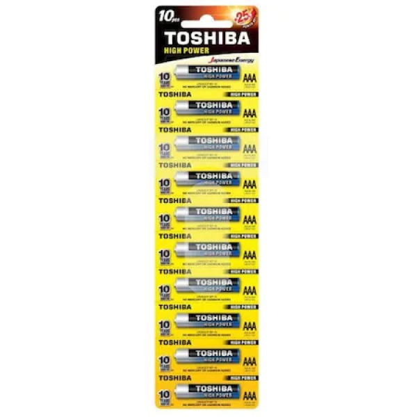 Toshiba Baterii H. Power Alk Aaa R3 (lr03gcp) 10buc/set 10set/cut 8cut/bax