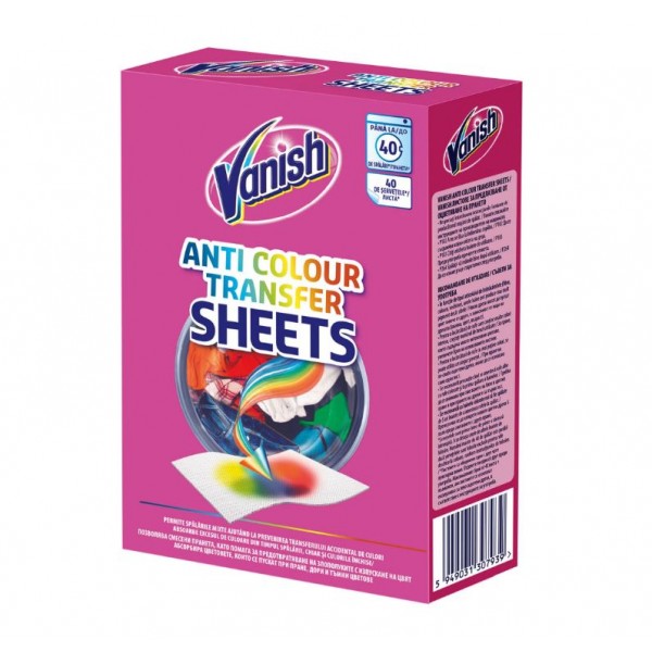 Vanish Servetele Absorbante Culoare 40buc 12/bax Vanish Servetele Absorbante Culoare 40buc 12/bax