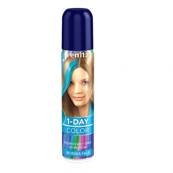 Venita 1-day Color Spray Colorant Nr.2 Ocean Blue 50ml 8/bax