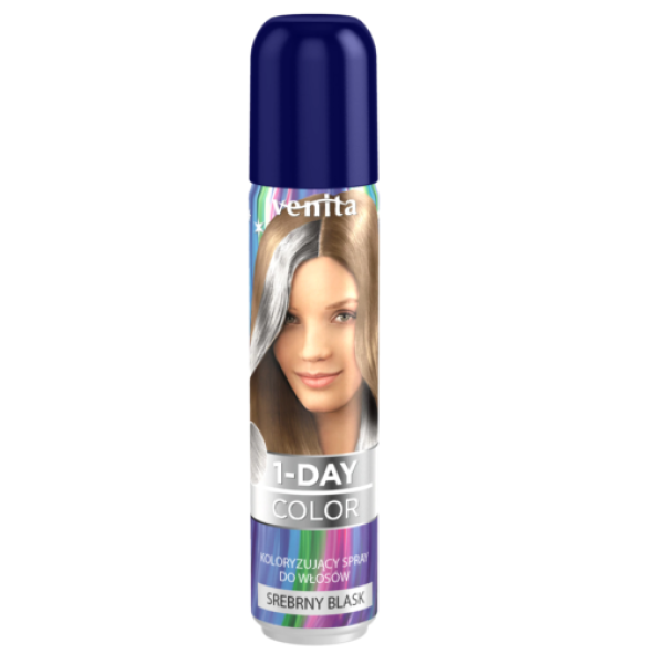 Venita 1-day Color Spray Colorant Nr.6 Silver Shine 50ml 8/bax