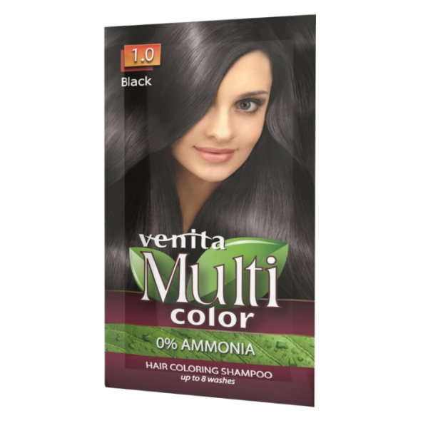 Venita Multi Color Sampon Colorant Nr.1 Black 10/bax