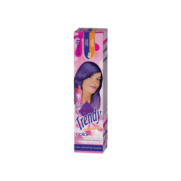 Venita Trendy Spuma Coloranta Par Nr.40 Violet Fantasy 75ml 12/bax
