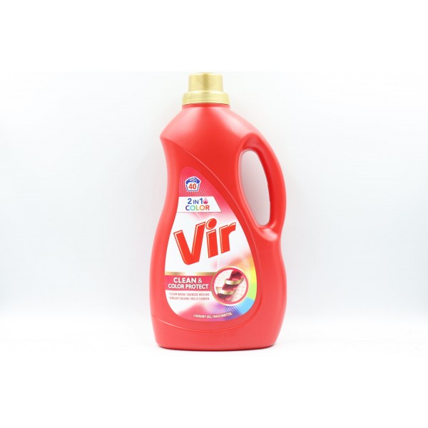 Vir Detergent Lichid 2in1 Color 2l 5/bax