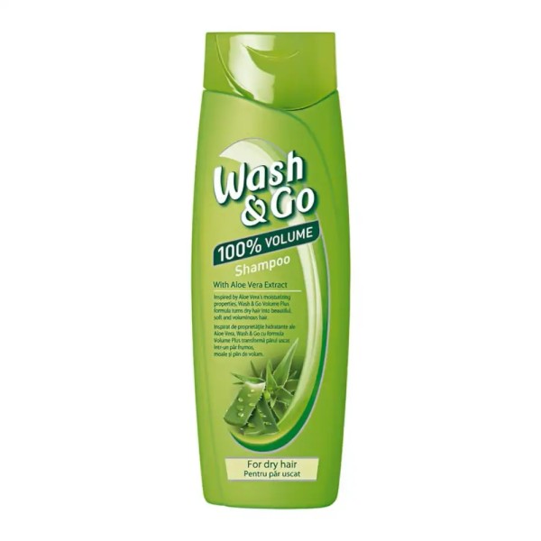 Wash&go Sampon Par Aloe Vera 180ml 9/bax